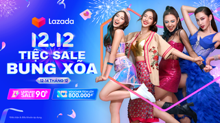 Lazada mở tiệc sale 12.12 bung xõa cuối năm, đặt lịch giờ vàng để săn hàng giảm 90%!