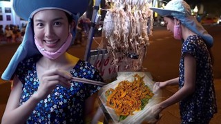 Hoa hậu Thùy Tiên mải mê thưởng thức món khô mực do chính tay mình làm và cái kết khiến ai cũng hốt hoảng