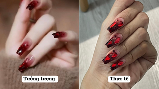 Chi gần 1 triệu để làm mẫu nail hot TikTok, cô bạn ê chề nhận về cái kết: Như úp tấn thạch cao lên móng! 