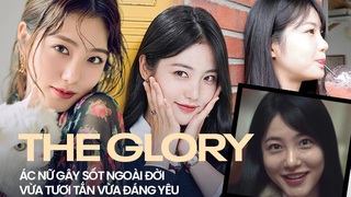 'The glory': Ác nữ gây sốt lại là 'nữ thần thanh xuân', ngoài đời vừa tươi tắn vừa đáng yêu