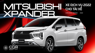 Mitsubishi Xpander thắng cách biệt giải 'Xe dịch vụ 2022 cho tài xế'