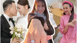 Thanh Hằng, Phương Oanh và loạt người đẹp Vbiz 'lên xe hoa' cuối năm 2023