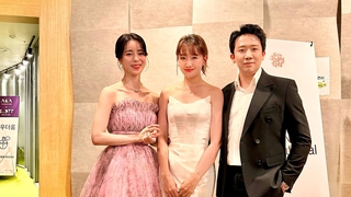 Trấn Thành - Hari Won check-in bên 'kẻ thù' của Song Hye Kyo, biểu cảm gây chú ý khi nhận giải tại LHP Busan