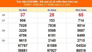 XSMN 11/11, kết quả xổ số miền nam hôm nay 11/11/2023, KQXSMN ngày 11 tháng 11