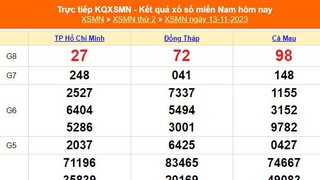 XSHCM 13/11, XSTP, kết quả xổ số Hồ Chí Minh hôm nay 13/11/2023