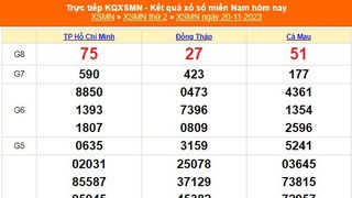 XSMN 20/11, kết quả xổ số miền nam hôm nay 20/11/2023, XSMN thứ Ba ngày 20 tháng 11