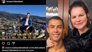 Chị gái Ronaldo có hành động gây tranh cãi sau khi Messi giành Quả bóng Vàng thứ 8