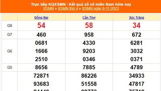 XSMN 8/11, kết quả xổ số miền nam hôm nay 8/11/2023, trực tiếp XSMN ngày 8 tháng 11