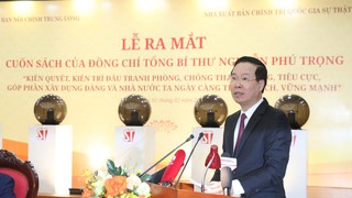 Lễ ra mắt cuốn sách của Tổng Bí thư Nguyễn Phú Trọng về phòng, chống tham nhũng, tiêu cực