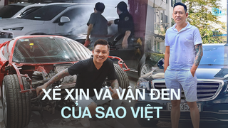 Soi dàn "xế xịn vận đen" của Tuấn Hưng và các sao Việt