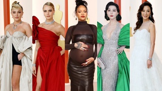 Siêu thảm đỏ Oscar 2023: Rihanna bụng bầu lớn 'chặt chém' Phạm Băng Băng, Cara Delevingne lộng lẫy, Dương Tử Quỳnh và tài tử gốc Á dẫn đầu dàn sao