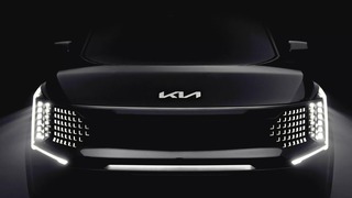 Kia EV9 nhá hàng trước giờ G: Dàn đèn trước nhấp nháy như biển quảng cáo, có chi tiết y chang Range Rover