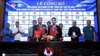 VCK U17 QG 2023 chào đón nhà tài trợ quen thuộc
