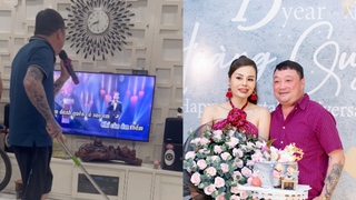 HLV Trương Việt Hoàng trổ tài ca hát cực đỉnh cho vợ xem, Bùi Tiến Dũng vào bình luận vui nhộn