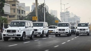 Đoàn xe 10 chiếc Mercedes-AMG G63 và Range Rover của đội vệ sĩ tháp tùng tỷ phú giàu nhất châu Á: Giá gần 4 triệu USD, thị uy trên đường phố