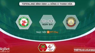 Nhận định, soi kèo Bình Định vs Thanh Hóa (18h00, 8/4) vòng 5 Night Wolf V-League 2023