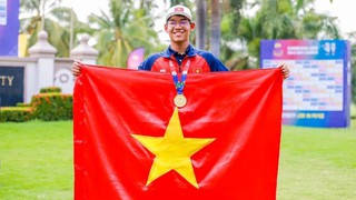 Nhà vô địch golf SEA Games 32 rời Việt Nam sang Mỹ 'luyện công'