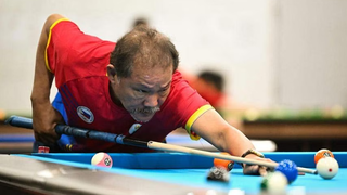 Cơ thủ huyền thoại Efren Reyes bị loại ngay trận ra quân ở SEA Games 32