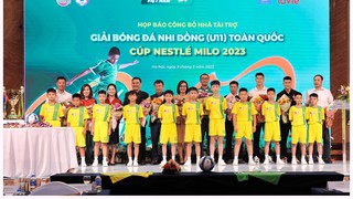 50 đội bóng tham dự giải bóng đá U11 toàn quốc