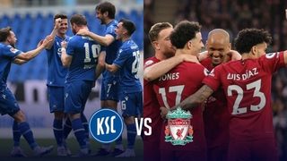 Lịch thi đấu bóng đá hôm nay 19/7: Karlsruher vs Liverpool