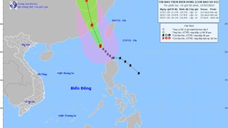 Tin bão trên Biển Đông (cơn bão số 2)