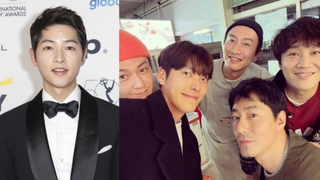 Rộ tin Song Joong Ki nghỉ chơi với hội bạn tân Lee Kwang Soo, Kim Woo Bin