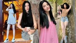 Style đời thường của bạn gái Quang Hải: Mê áo tank top, trang phục tôn vòng 1