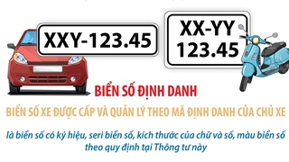 Từ 15/8/2023: Chính thức biển số xe được cấp và quản lý theo mã định danh của chủ xe