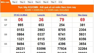 XSMN 19/8, Kết quả xổ số miền Nam hôm nay 19/8/2023, KQSXMN ngày thứ 7