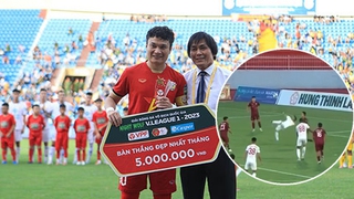 Siêu phẩm móc bóng của 'Ronaldo Việt Nam' giành danh hiệu Bàn thắng đẹp nhất V-League 2023