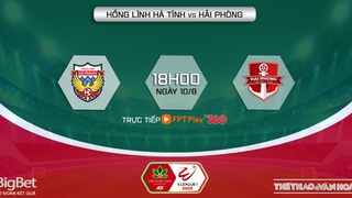 Nhận định, soi kèo Hà Tĩnh vs Hải Phòng (18h00, 10/8), vòng 6 giai đoạn 2 V-League