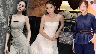 Xu hướng diện cả cây đồ trơn màu được sao Việt yêu thích 