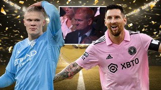 Biểu cảm của bố Haaland khi Messi là người chiến thắng FIFA The Best