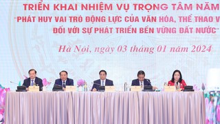 Thủ tướng dự Hội nghị triển khai nhiệm vụ năm 2024 của ngành Văn hoá, Thể thao và Du lịch