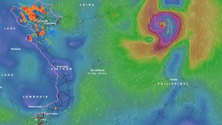 Bão số 5 không có khả năng ảnh hưởng đến vùng ven biển và đất liền nước ta