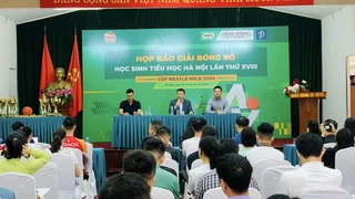 154 đội dự giải bóng rổ học sinh tiểu học Hà Nội 2024