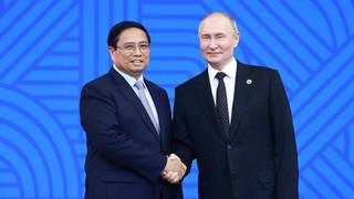 Thủ tướng Chính phủ Phạm Minh Chính dự lễ đón, chiêu đãi do Tổng thống Nga Vladimir Putin chủ trì