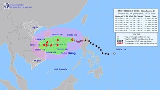 Bão số 6 gây mưa lớn ở khu vực miền Trung