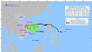Bão số 6 trên vùng biển Quảng Trị đến Quảng Nam với sức gió mạnh cấp 9-10, giật cấp 12
