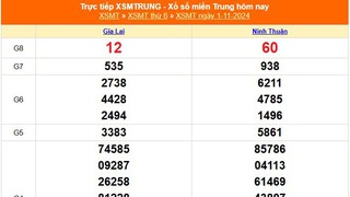 XSMT 1/11 - Kết quả xổ số miền Trung hôm nay 1/11/2024 - KQXSMT thứ Sáu ngày 1 tháng 11