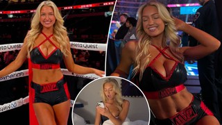 'Ring girl' nóng bỏng bất ngờ nổi tiếng sau trận đấu của Mike Tyson và Jake Paul