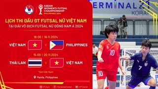 Lịch thi đấu bóng đá hôm nay 19/11: Trực tiếp futsal nữ Việt Nam vs Philippines, Hải Phòng vs HAGL