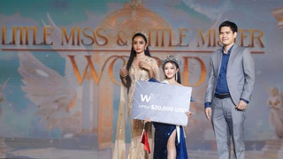 Phan Thị Minh Châu đoạt vương miện Little Miss World 2024 tại Campuchia