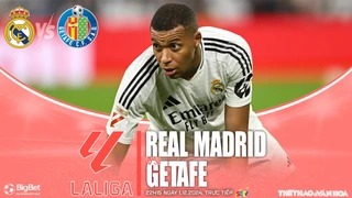 Nhận định, soi tỷ lệ Real Madrid vs Getafe (22h15, 1/12), vòng 15 La Liga