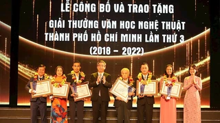 55 tác phẩm đạt giải thưởng Văn học Nghệ thuật Thành phố Hồ Chí Minh lần thứ 3