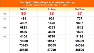 XSMN 7/11 - Kết quả xổ số miền Nam hôm nay 7/11/2024 - Trực tiếp XSMN ngày 7 tháng 11