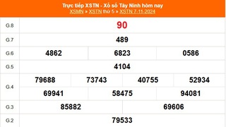 XSTN 7/11 - Kết quả xổ số Tây Ninh hôm nay 7/11/2024 - Trực tiếp XSTN ngày 7 tháng 11