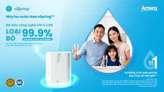 Amway Việt Nam ra mắt Máy lọc nước New eSpring: Giải pháp tinh lọc vượt trội, sống khỏe chủ động