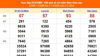 XSMN 3/2, kết quả xổ số miền nam hôm nay 3/2/2024, XSMN ngày 3 tháng 2