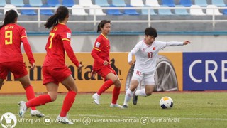 U20 nữ Việt Nam dừng bước cùng U20 Trung Quốc